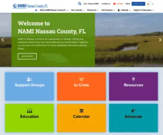 Naminassauflorida.org(NAMI Nassau County) Screenshot