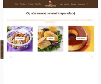 Naminhapanela.com(Na Minha Panela) Screenshot