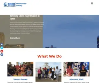 Namiwc.org(NAMI Washtenaw County) Screenshot