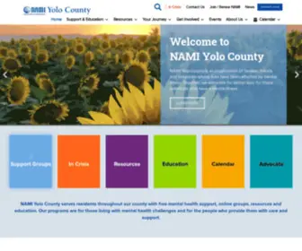 Namiyolo.org(NAMI Yolo County) Screenshot