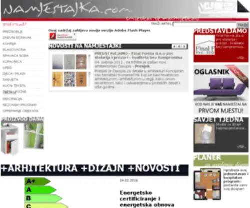 Namjestajka.com(Namještaj i popratni program) Screenshot