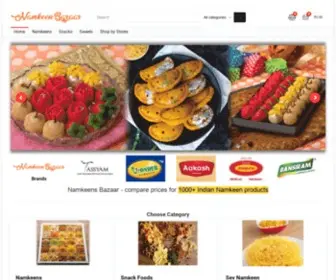 Namkeenbazaar.com(Namkeen Bazaar) Screenshot