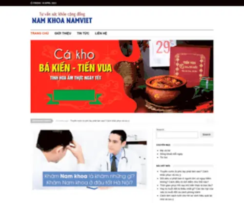 Namkhoaanviet.com(Bệnh viện nam khoa An Việt ở địa chỉ 1E Trường Chinh) Screenshot