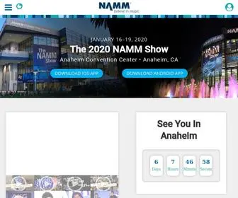 Namm.org(Namm) Screenshot