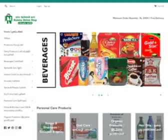 Nammaonlineshop.com(Online grocery) Screenshot