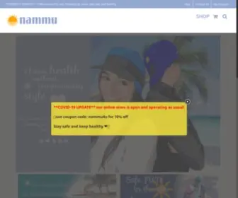 Nammuhats.com(Nammu swimming hats sun protection with confidence and style) Screenshot