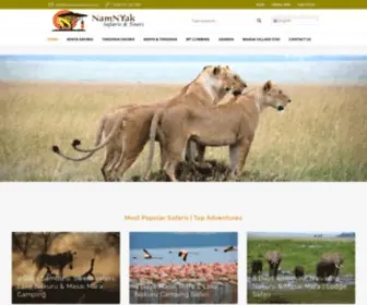 Namnyaksafaris.com(Namnyak Safaris) Screenshot