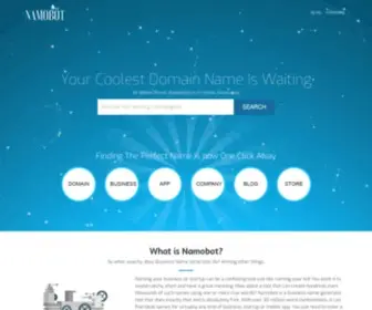 Namobot.com(Business Name Generator) Screenshot