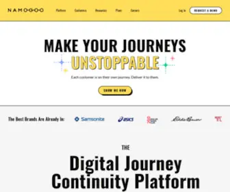 Namogoo.com(Keep Customer Journey Flowing) Screenshot