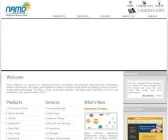 Namosolutions.com(Namo Solutions) Screenshot