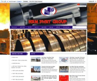 Namphatsteel.com.vn(Nam Phat Group) Screenshot