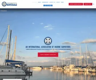 Namsglobal.org(The National Association of Marine Surveyors) Screenshot