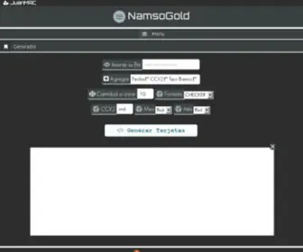 Namsogold.com(晋江扑子实业投资有限公司) Screenshot
