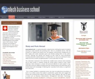 Namtech.net(Study and Work Abroad) Screenshot