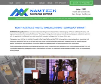 Namtechsummit.com(NAMTECH Exchange Summit) Screenshot