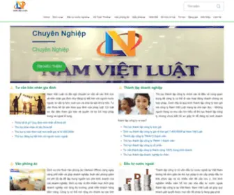Namvietluat.vn(Nam Việt Luật) Screenshot
