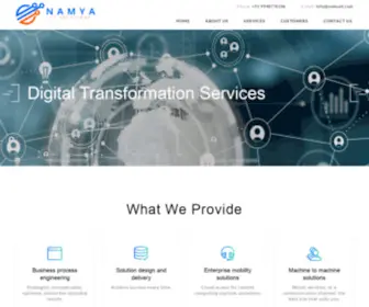 Namyait.com(Namya IT Solutions) Screenshot