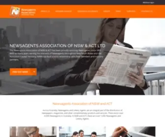 Nana.com.au(The Newsagents Association of NSW & ACT Ltd) Screenshot