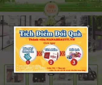 Nanabeauty.vn(Trang chủ) Screenshot