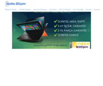 Nanabilisim.com(NANA BİLİŞİM) Screenshot