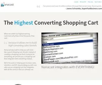 Nanacast.com(Nanacast) Screenshot