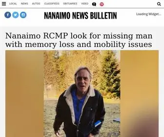 Nanaimobulletin.com(Nanaimo News Bulletin) Screenshot
