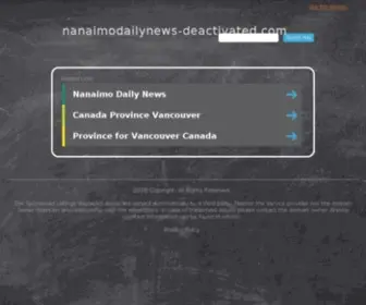 Nanaimodailynews.com(Nanaimo News) Screenshot