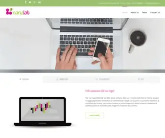 Nanalab.com(Communication Strategies) Screenshot
