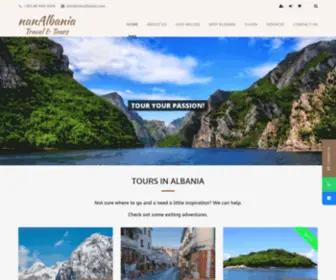 Nanalbania.com(NanAlbania Travel & Tours) Screenshot