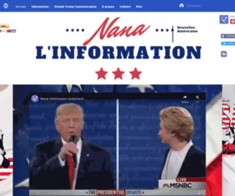 Nanalinformationautrement.com(Donald Trump) Screenshot