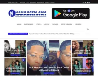 Nanansem.com(Ghana) Screenshot