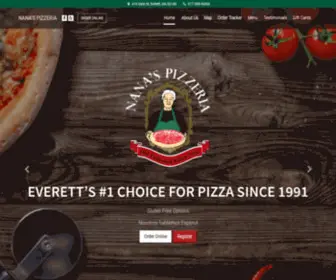 Nanaseverett.com(Nana's Pizzeria) Screenshot