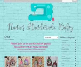 Nanashandmadebaby.com(Machine Embroidery Designs) Screenshot