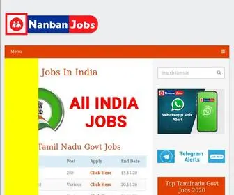 Nanbanjobs.com(Nanban Jobs) Screenshot