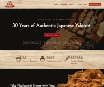 Nanbantei.com.sg(Nanbantei Japanese Restaurant) Screenshot