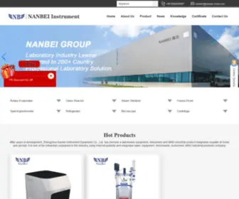 Nanbeiinstrument.com(Zhengzhou Nanbei Instrument Equipment Co) Screenshot