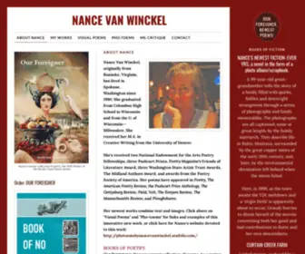 Nancevanwinckel.com(Nance Van Winckel) Screenshot