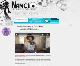 Nancioishiphop.com(Nanci O Is Hip Hop) Screenshot
