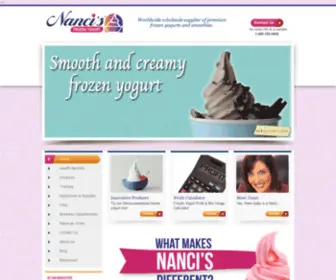 Nancis.com(Nanci's Frozen Yogurt) Screenshot