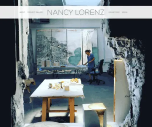 Nancy-Lorenz.com(Artist, Contemporary Abstract Painter, New York) Screenshot