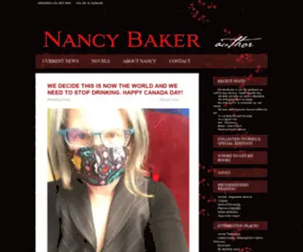 Nancybaker.ca(News, events and books from Nancy Baker) Screenshot