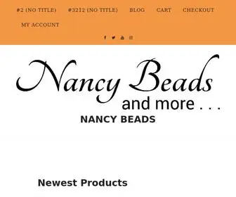 Nancybeads.com(Nancy Beads) Screenshot