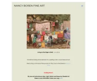 Nancyboren.com(Nancy Boren Fine Art) Screenshot