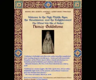 Nancygoldstone.com(Nancy Goldstone) Screenshot