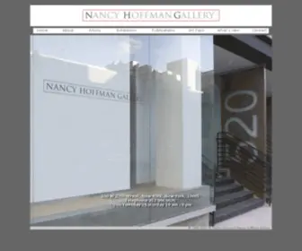 Nancyhoffmangallery.com(Nancy Hoffman Gallery) Screenshot