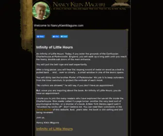 Nancykleinmaguire.com(An Infinity of Little Hours) Screenshot