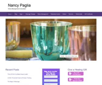 Nancypaglia.com(Stress Management Consultant) Screenshot
