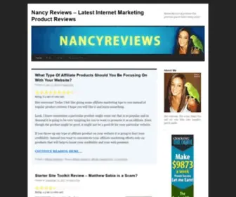 Nancyreviews.com(Nancy Reviews) Screenshot