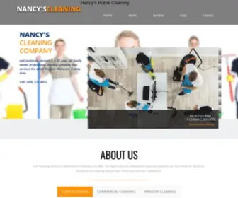 Nancyscleaning.com(Residential & Commercial Cleaning Services) Screenshot