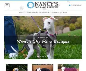 Nancysdogpawsboutique.com(Nancy's Dog Paws Boutique) Screenshot